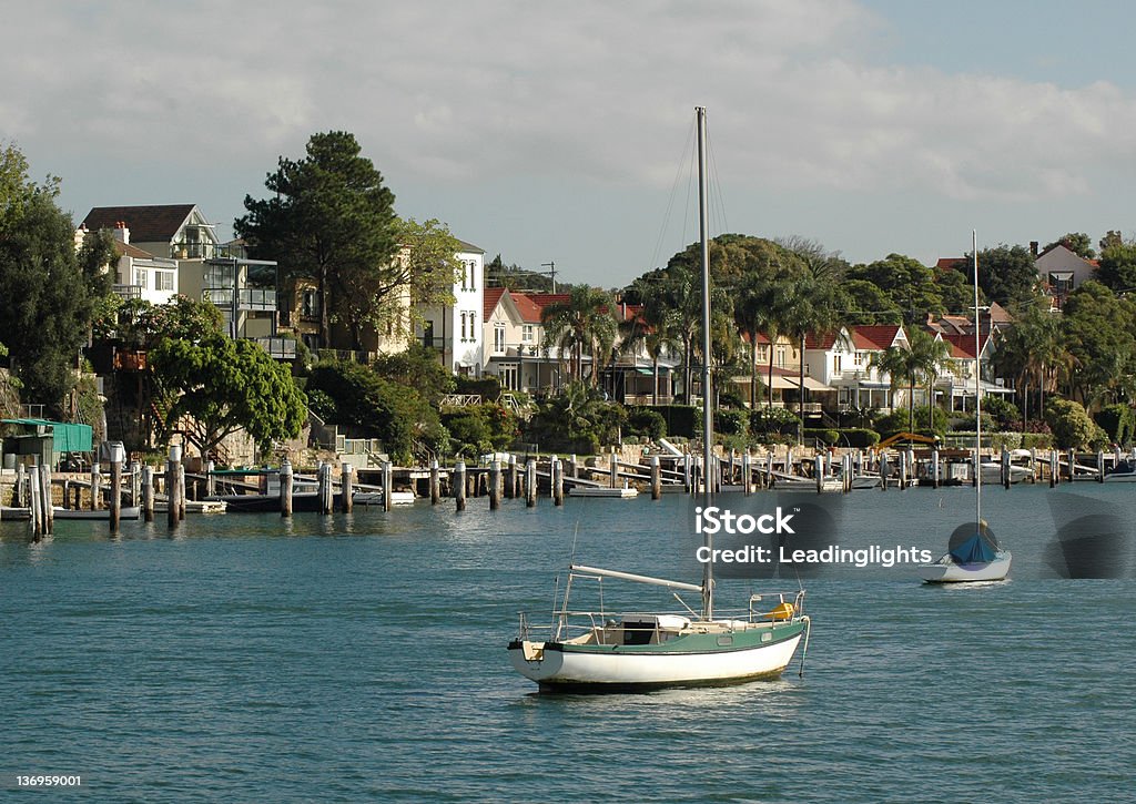 Orla do Porto de Sydney - Foto de stock de Apartamento royalty-free
