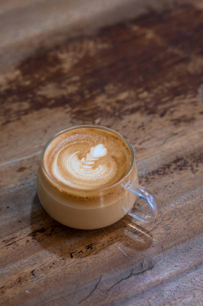 istock A cup of hot latte with heart shape latte art 1369597578