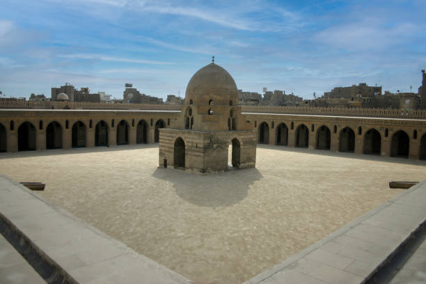 istock Courtyard of Ibn Tulun Mosque from Above 1369603050