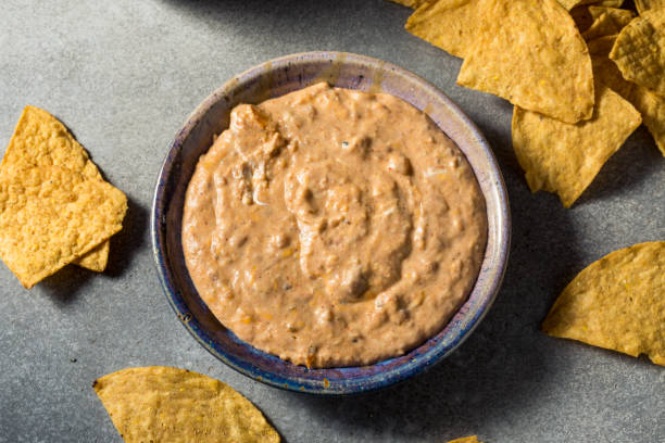 istock Homemade Refried Baked Bean Dip 1369612001