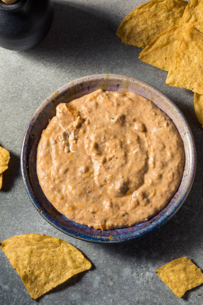 istock Homemade Refried Baked Bean Dip 1369612006