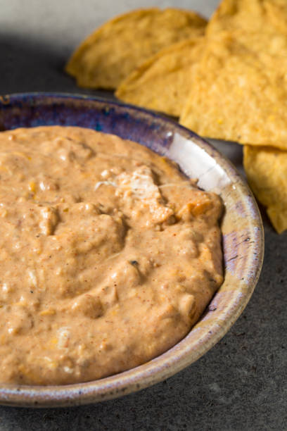 istock Homemade Refried Baked Bean Dip 1369612019