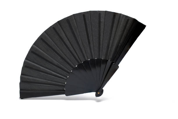 istock black classic fan cool air white background 1369612828
