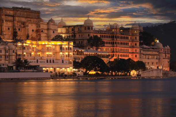 istock Udaipur City Palace in India 1369615107