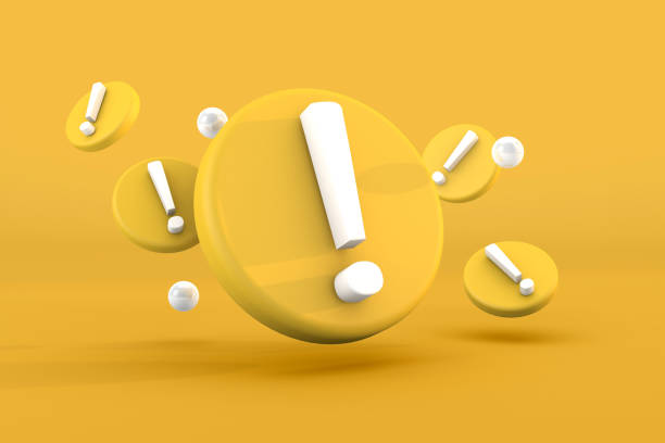 istock 3d admiration sign with yellow background 1369619471