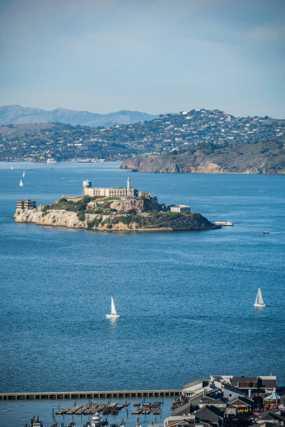 샌프란시스코, 캘리포니아의 스톡 영상 - alcatraz island tourism san francisco bay area san francisco county 뉴스 사진 이미지