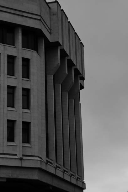 istock Black and White government building 1369625642