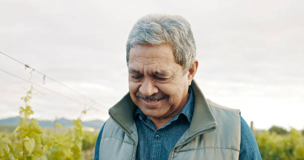 istock Shot of a senior man working on a farm 1369625668