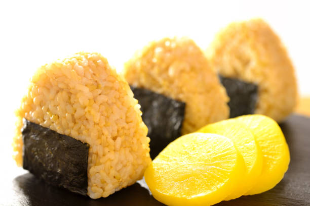 Japanese brown rice rice ball