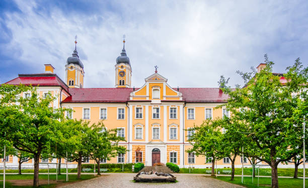 istock View on monastery Roggenburg in Bavaria, Germany 1369626988