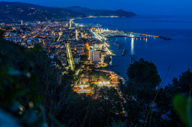 istock Night view of Chiavari 1369634833