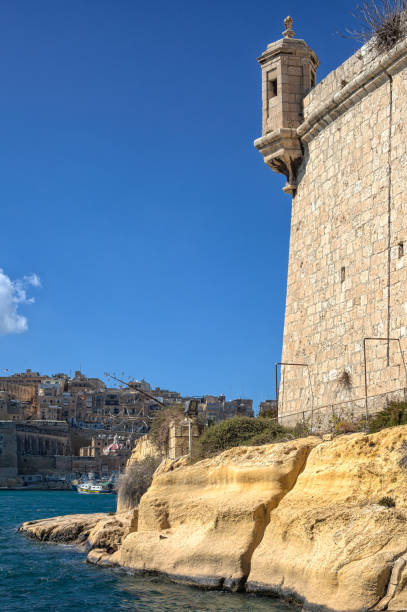 istock Bastion Look Out at Birgu in Malta 1369642417