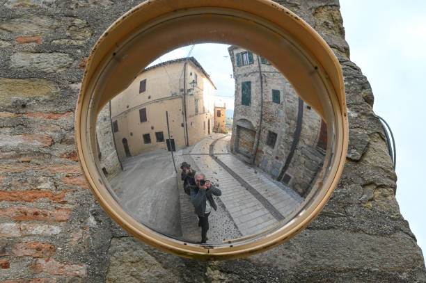 istock Gualdo Cattaneo in the mirror, an ancient village 1369644165