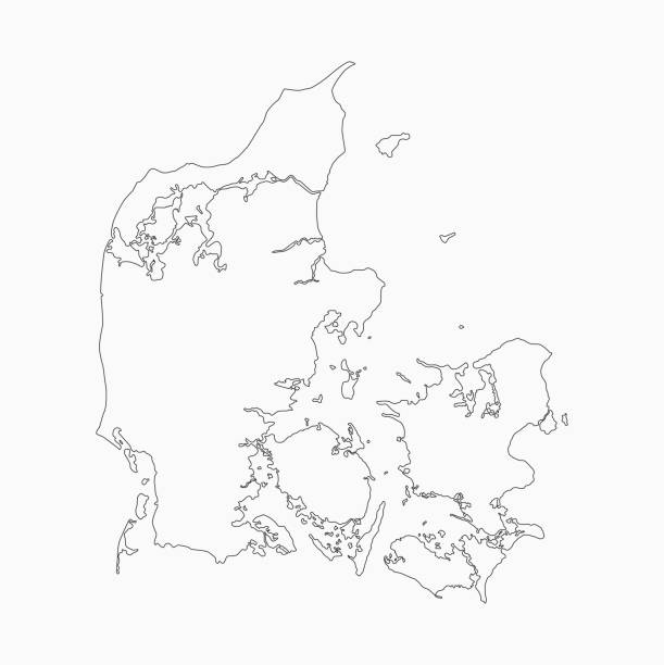 290+ Denmark Political Map Backgrounds Stock Illustrations, Royalty ...
