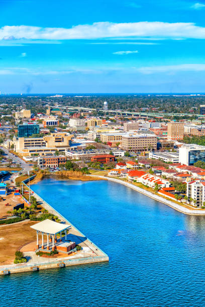 istock Downtown Pensacola Aerial 1369664548