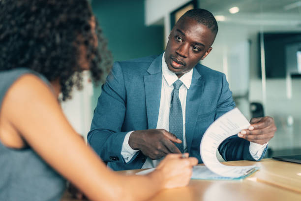 Business meeting Business people having discussion for new agreement, in the office eastern european descent stock pictures, royalty-free photos & images