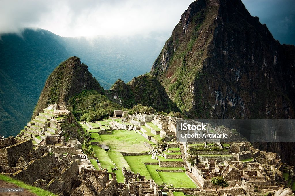 Lost Inca cidade Machu Picchu - Royalty-free Inca Foto de stock