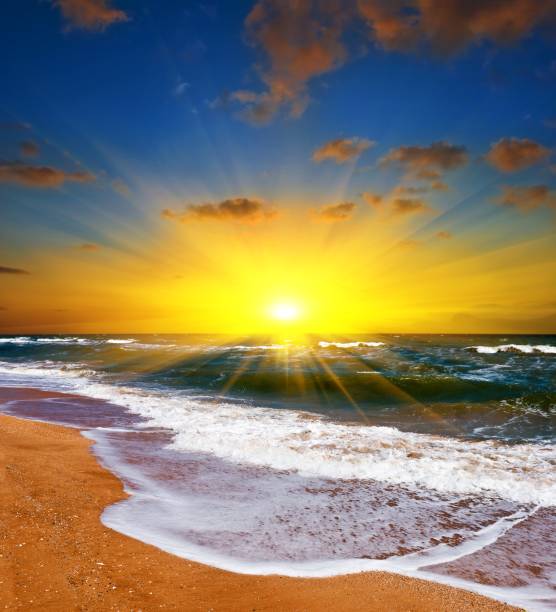 istock sea beach at the sunset 1369698013