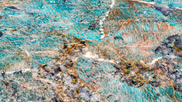 istock View of the green metamorphic decorative stone 1369700816
