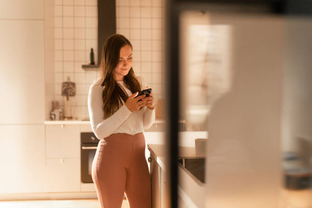 istock Sending text messages in the morning 1369709135