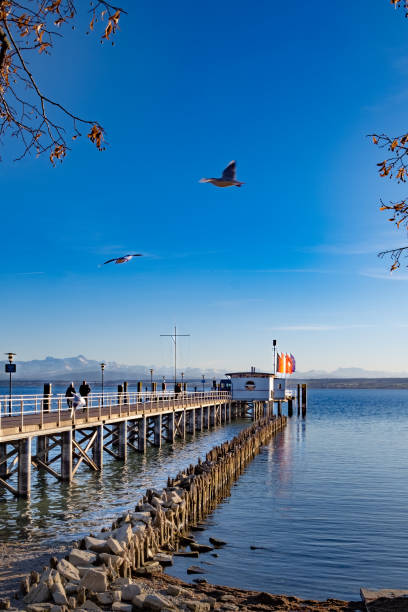 istock Jetty at the lake | Steg am See 1369710988