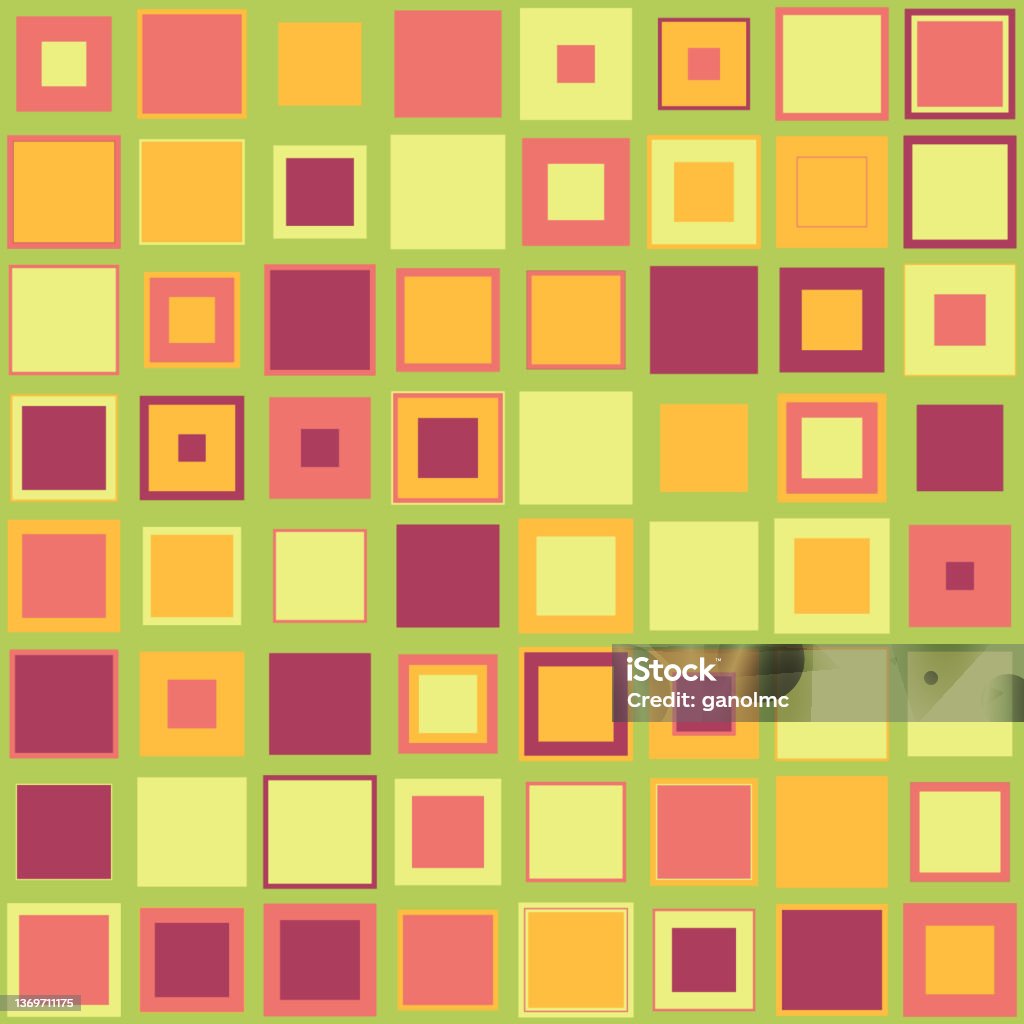 Square Solid Figure Pattern Seamless Square Pattern With Simple Shapes Vector Illustration Stock ...