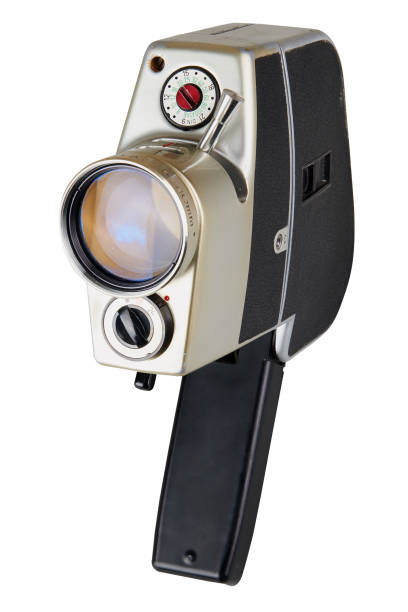 istock Vintage Camera super 8 isolated on white 1369714942