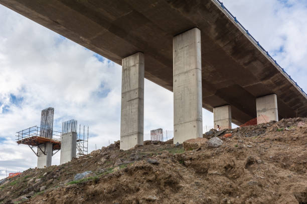 istock Construction of a bridge in Spain 1369715158