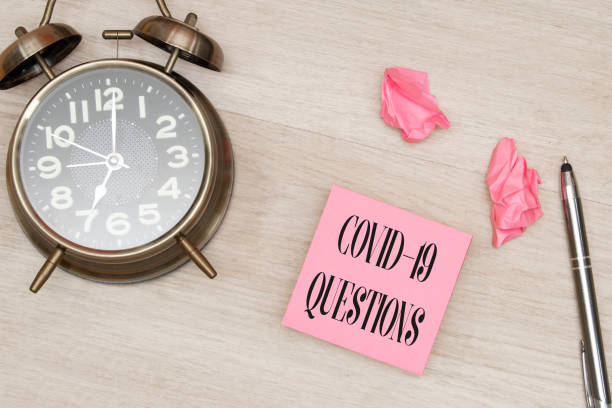 istock Conceptual photo about covid questions, concept 1369715622