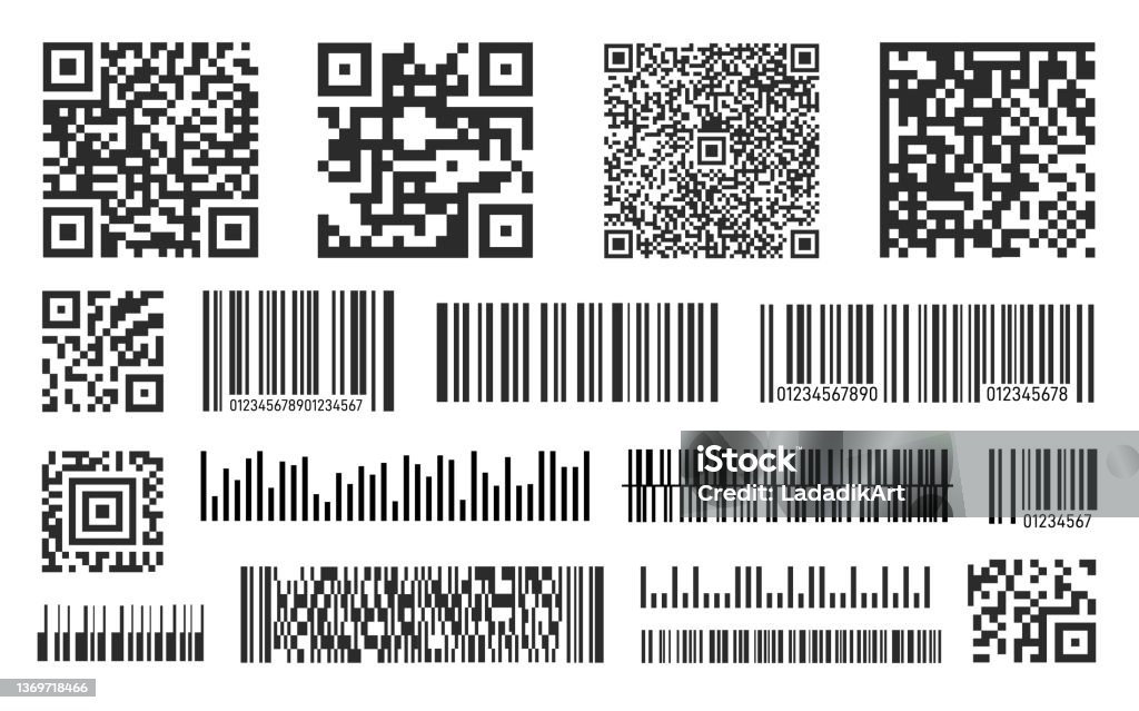 Barcodes. Black barcode, qr code for scanning. Coupon, shopping bag or product info coding. Identity signs stickers, personal vaccination symbols, exact vector set Barcodes. Black barcode, qr code for scanning. Coupon, shopping bag or product info coding. Identity signs stickers, personal vaccination symbols, vector set. Illustration of scan barcode information Bar Code stock vector Barcodes. Black barcode, qr code for scanning. Coupon, shopping bag or product info coding. Identity signs stickers, personal vaccination symbols, exact vector set Barcodes. Black barcode, qr code for scanning. Coupon, shopping bag or product info coding. Identity signs stickers, personal vaccination symbols, vector set. Illustration of scan barcode information Bar Code stock vector