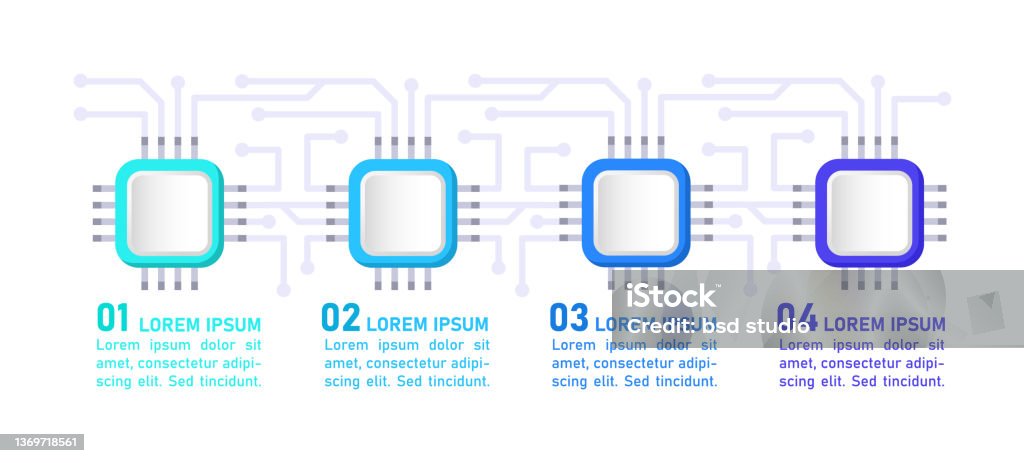 Computer Science Infographic Chart Design Template Stock Illustration ...
