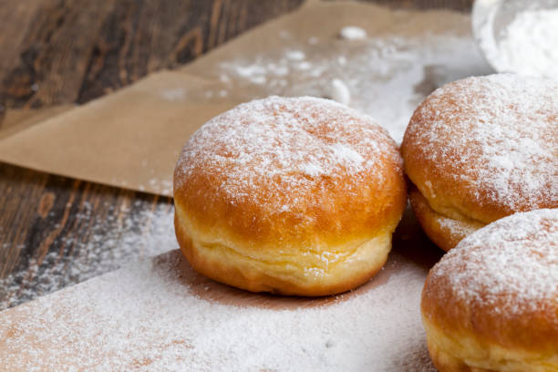istock fried in oil Berlin donuts with stuffing 1369719383