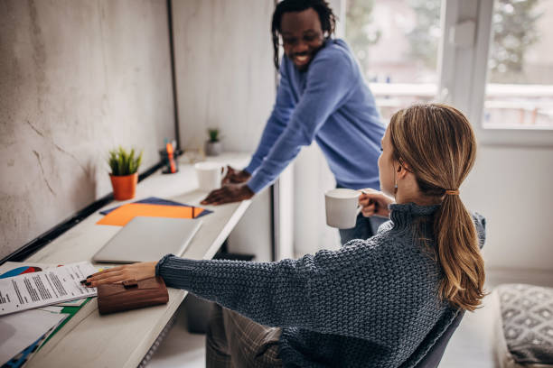 istock Couple in home office 1369720159