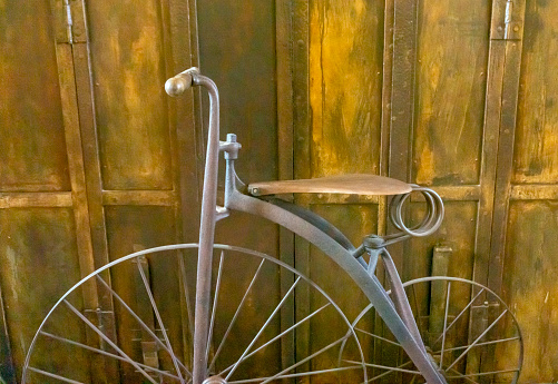 very old iron bike