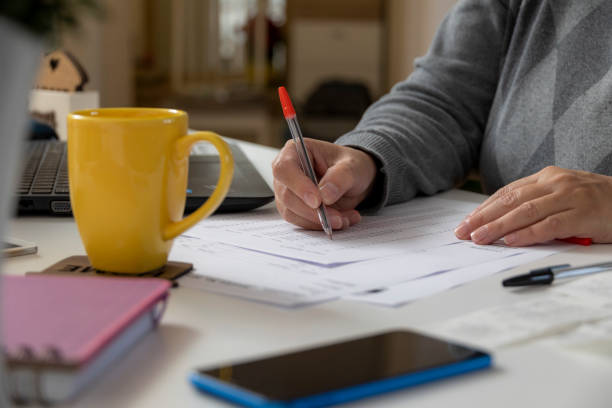 istock Updating my schedule for the day 1369731785
