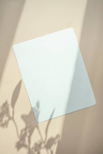 istock Card Mock-up on pastel tone background 1369732187