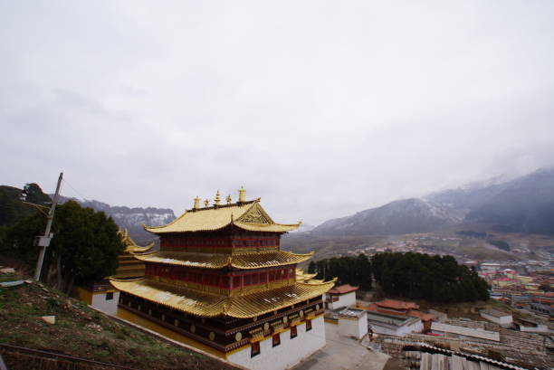 Langmusi Temple in Gansu, China