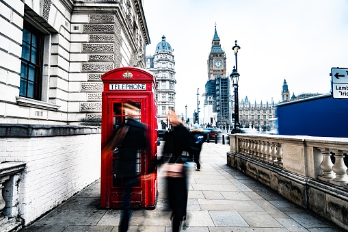 London's iconic telephone booth