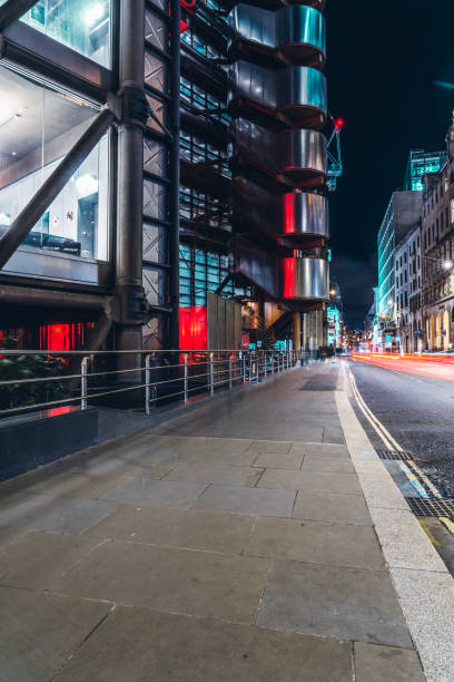 istock Financial district in central London at Night 1369737345
