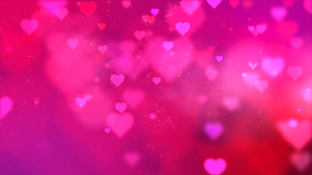 istock Happy Valentine Theme Particles Background 1369738645