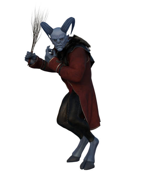 3D illustration demon isolated in white background
