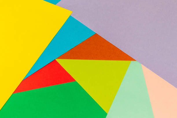istock Overlapped colorful drawing papers 1369741484