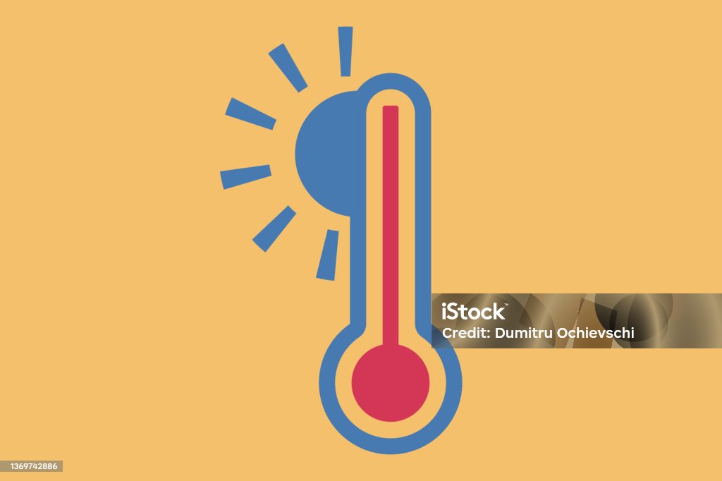 Rasing Temperature Rising Temperature Stock Illustration - Download Image Now - Heat ...