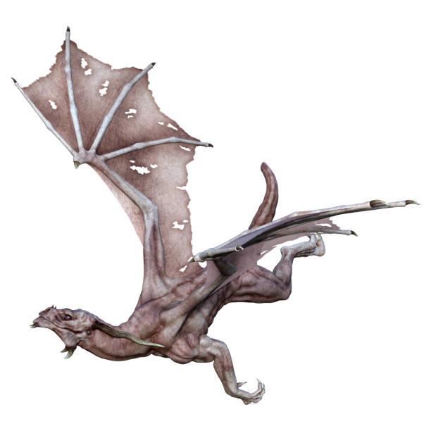 istock 3D Rendering Fairy Tale Dragon on White 1369746213