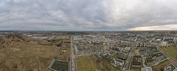 Developing area of Berlin Adlershof stock photo