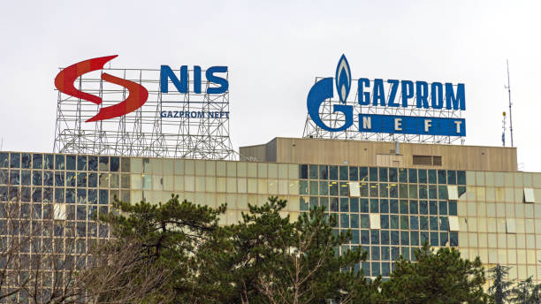 Gazprom Neft Nis stock photo