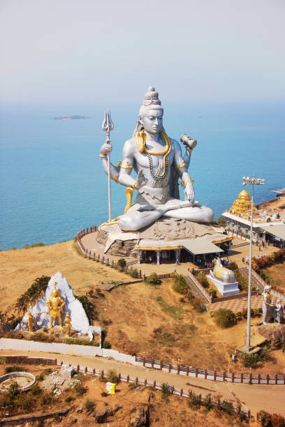 Lord Shiva Statue in Murudeshwar. Karnataka, India