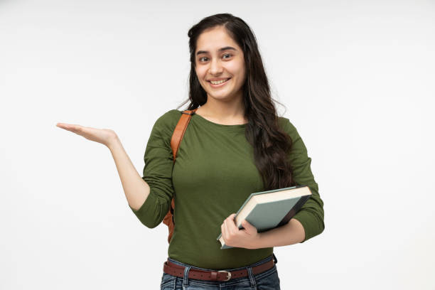 istock university student in white background, stock photo 1369753986