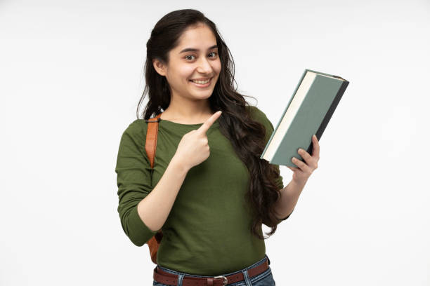 istock university student in white background, stock photo 1369754101