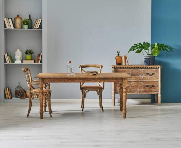 istock home modern home office and decorative living room style. 1369755664